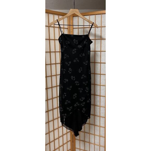 VTG 90’s Y2K City Triangles Babydoll Dress Small Fairy Whimsigoth Asymmetric - Picture 7 of 16